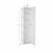 Armario multiusos 1 puerta efecto madera Blanco Brillo