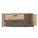Aparador 2 puertas 4 cajones SKIVE Roble