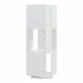 Estantería giratoria Fjelmarirg de 3 niveles MDF [en.casa] Blanco