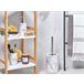 Beliani Conjunto de accesorios de baño ARAUCO Blanco