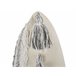 Beliani Cojín decorativo HELICONIA Gris