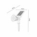 Baliza solar CORVUS marca ARTECONFORT Negro