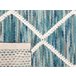 Beliani Alfombra de pelo corto BELENLI 140x200 Azul Claro