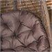 Silla Colgante Acero Marron