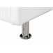 Beliani Cama con somier Piel sintética METZ 209x215 Blanco