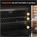 Horno Eléctrico Metal, Vidrio Templado HOMCOM, hogar - cocina Blanco