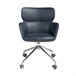 Silla oficina giratoria polipiel azul Azul