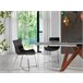 ANGEL CERDA Silla comedor tapizada tela gris Gris