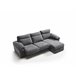 Chaise longue SOLIS Antracita