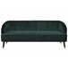 Beliani Sofá de 3 plazas Terciopelo ALSVAG Verde