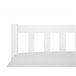 Beliani Cama con somier Madera de pino FLORAC Blanco