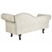 Beliani Chaise longue derecho Terciopelo LATTES Beige