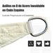 Toldo Vela Triangular Poliéster Outsunny 500x500 Beige