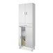 Columna de baño Aruba Blanco brillo Blanco