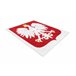 Alfombra lavable ANDRE 2309 emblema de Polonia Blanco