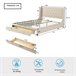 Cama con cajones 200x140 Beige