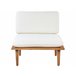 Beliani Conjunto de jardín Madera de acacia Crema