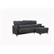 Chaise longue S NOELIA Antracita