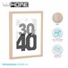 WELL HOME - Marco de fotos MDF Beige