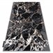 Alfombra DE LUXE moderna 622 Abstracción - Structural 240x340 Negro