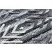 Alfombra MAROC P658 Copos de nieve Franjas Bereber marroquí 180x270 Negro