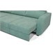 Chaise longue convertible en cama tela APRIL Verde