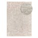 Alfombra abstracta con relieve BARESA - ATTICGO 200x290 Blanco/ Beige