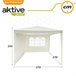 Cenador jardín c/ventana y 2 paredes 270x270 cm beige Aktive Cenador jardín c/ventana y 2 paredes 270x270 cm beige Aktive Beige