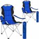 2 sillas de camping Azul