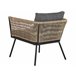 Beliani Conjunto bistro GARGANO Marron Claro