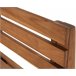 Banco de jardín - Augusta - Madera 120x50 Marron