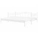 Beliani Cama con somier Metal TULLE 92x209 Blanco
