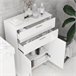 Mueble Auxiliar Baño Melamina de Madera kleankin Blanco