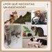 Árbol para Gatos Melamina de Madera, Yute, Poliéster PawHut Amarillo