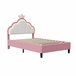 Cama, LED, Cama infantil, Cama juvenil, Cama doble 94x203 Cama, LED, Cama infantil, Cama juvenil, Cama doble 94x203 Rosa