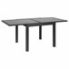 Mesa extensible de jardín ALYA gris oscuro Gris Oscuro