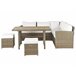 Beliani Conjunto de comedor BARDI Gris Oscuro