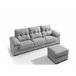 Chaise longue MIA reversible Gris Claro