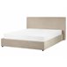 Beliani Cama con almacenaje Terciopelo LAVAUR 183x210 Gris Oscuro