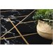 Alfombra EMERALD exclusivo 2000 circulo - glamour 160x160 Negro