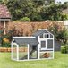 Gallinero de Jardín Madera de Abeto PawHut Blanco