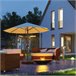 Calefactor Exterior Outsunny 842-279V91BK Negro