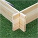 Arriate de Madera Madera de Abeto Outsunny Marron