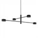 Lámpara de techo LED Clyde (4x4W) Metal Nórdico Negro