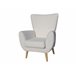 Sillón decorativo color blanco BOB Blanco