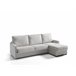 Chaise longue con cama AVA reversible 3 plazas gris Gris