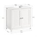 Mueble para Debajo del Lavabo FRG237-II-W SoBuy Blanco