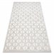 Alfombra SANTO sisal 58500 Triangulos geométrica 160x220 Crema