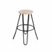 Taburete de bar LARS madera natural Natural