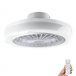 Ventilador Techo Plafón LED RGB Ventiladores de Techo Motor DC Blanco